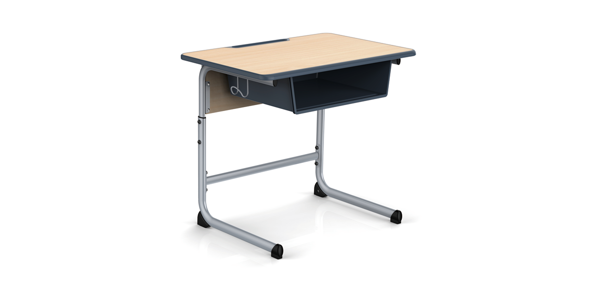 YCY-038 / YCY-038-1 可升降學生課桌連檔板
